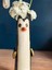 El Yapımı 22CM Penguen Görünümlü Altın Yaldız Detaylı Vazo, Çocuk Odası Vazo, Penguen Temalı Dekoratif Biblo 2