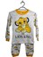 Erkek Çocuk King Aslan Figürlü 2 Li Alt Üst Pijama Takım 1