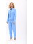 Gömlek Yaka Klasik Ceket & Paçası Pileli Pantolon-Gökyüzü 2