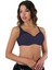 Miraxx Lacivert Emay 167 B Tül Push Up Toparlayıcı Sütyen 1