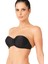 Miraxx Siyah Emay 701 Sırtı Şeffaf Straplez Sütyen 1