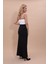 Uzun Düz Dar Etek-Siyah 4