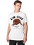 Felix Dies Beyaz Oversize Kalıp Baskılı Unisex T-Shirt 3