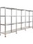 Roburack® Her Bölme 150 kg Taşır 4 Katlı 3 Lü Bitişik Çelik Galvaniz Arşiv Rafı Depo Rafı Kiler Rafı 31X75X100 DX51KALITE 1