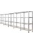 Roburack® Her Bölme 100 kg Taşır 4 Katlı 5 Li Bitişik Çelik Galvaniz Arşiv Rafı Depo Rafı Kiler Rafı 31X60X100 DX51KALITE 1