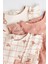 Pamuklu Krem Pembe Ayıcık Desenli Romper 3’lü Set 4