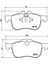 Ön Balata Rover 75 1.8-2.0 Gdt-V6-2.5 V6 Mg Zt 160-190 02-05 1