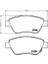 Ön Fren Balata Opel Corsa D 1.0l 1.2l 1.3l Cdtı 1.4l Küçük Tip 06- / Adam 14- / Fıat Doblo 05-1 0 / Panda 04-10 1
