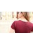 Kare Yaka Fitilli %100 Pamuk Kısa Kollu Crop T-Shirt 5