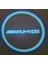 Mercedes AMG ile Uyumlu Kapı Altı Logo Pilli Karanlık ve Mesafe Sensörlü (Yazı) 2