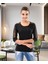 Miraxx Derya Kurşun Kol Güpürlü Kadın Body 126 3
