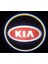 Kia ile Uyumlu Kapı Altı Logo Pilli Karanlık ve Mesafe Sensörlü 2