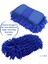 Mikrofiber Araba Yıkama Süngeri, Mavi, Bir Yüzü Makarna, Diğer Yüzü Mop Bezi, 1 Adet 1