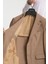 Loreo Erkek Camel Poliviskon Kumaş Yarım Astarlı Mono Yaka Slim Fit Blazer Ceket 4
