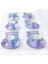 B08-20PCS Denizkızı Parti Tek Kullanımlık Sofra Renkli Kabuk Plaka Bardak Deniz Altında Parti Bebek Duş Küçük Denizkızı Doğum Günü Partisi Decora (Yurt Dışından) 4