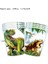Fincan 10 Adet Jurassic Dünya Dinozor Tema Tek Kullanımlık Sofra Jungle Safari Dinozor Peçete Plakası Vahşi Roar Boy Mutlu Doğum Günü Partisi Dekoru (Yurt Dışından) 1