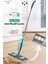 Mandallı Sprey Mop 360° Döner Başlık, %100 Mikrofiber, 350 ml Su Hazneli, Gri Set 1