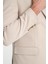 Marcio Erkek Vizon Pamuk Karışımlı Esneyen Kumaş Mono Yaka Slim Fit Spor Blazer Ceket 4