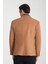 Grande Erkek Camel Kaşe Kumaşlı Mono Yaka Slim Fit Blazer Ceket 4