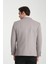 Grande Erkek Gri Kaşe Kumaşlı Mono Yaka Slim Fit Blazer Ceket 4