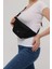Şık Siyah 2 Bölmeli Unisex Omuz ve Bel Çantası, Günlük ve Casual Kullanım için 2