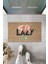 Bej Kapı Önü Paspası Lazy Ayıcık Desen K-3352 1