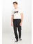 Regular Fit Normal Kesim Ribanalı Paça Pamuklu Siyah Jogger Pantolon 2