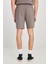 Relaxed Fit Geniş Kesim Normal Bel Pamuklu Gri Sweatşort 4