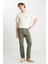 Texas Slim Fit Dar Kesim Normal Bel Haki Esnek Pantolon 2