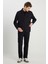 Regular Fit Normal Kesim %100 Pamuk Siyah Military Ceket 3