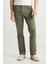 Texas Slim Fit Dar Kesim Normal Bel Haki Esnek Pantolon 3