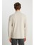 Regular Fit Normal Kesim Uzun Kollu Pamuklu Taş Rengi Polo Yaka Tişört 5