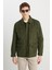 Regular Fit Normal Kesim %100 Pamuk Haki Military Ceket 1