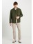 Regular Fit Normal Kesim %100 Pamuk Haki Military Ceket 3