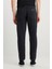 %100 Pamuk Frank Relaxed Fit Geniş Kesim Siyah Jean Denim Pantolon 4