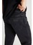%100 Pamuk Frank Relaxed Fit Geniş Kesim Siyah Jean Denim Pantolon 5