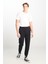 Regular Fit Normal Kesim Ribanalı Paça Antrasit Jogger Pantolon 2