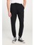 Regular Fit Normal Kesim Ribanalı Paça Antrasit Jogger Pantolon 3