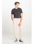 Regular Fit Normal Kesim Ribanalı Paça Taş Rengi Jogger Pantolon 2