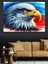Kartalın Keskin Bakışı Dekoratif Kanvas - Mdf Ahşap Tablo 4