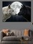 Ay Işığında Kurtlar Dekoratif Kanvas - Mdf Ahşap Tablo 2