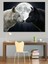Ay Işığında Kurtlar Dekoratif Kanvas - Mdf Ahşap Tablo 3