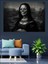 Kafatası Mona Lisa Dekoratif Kanvas - Mdf Ahşap Tablo 1