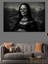 Kafatası Mona Lisa Dekoratif Kanvas - Mdf Ahşap Tablo 2