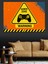 Gamer Zone Uyarısı Dekoratif Kanvas - Mdf Ahşap Tablo 1