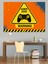 Gamer Zone Uyarısı Dekoratif Kanvas - Mdf Ahşap Tablo 4
