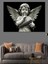 Melek Heykeli ve Dua Dekoratif Kanvas - Mdf Ahşap Tablo 1