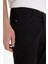 Pedro Slim Fit Dar Kalıp Normal Bel Dar Paça Siyah Jean Pantolon E1928AX25SP 5