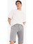 Slim Fit Dar Kesim Jean Bermuda Şort A4802AX25SM 5