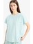Pijama Takımı Kısa Kollu Üst Esnek Belli Kapri Altı-Fall in Love E0263AX25SP 4